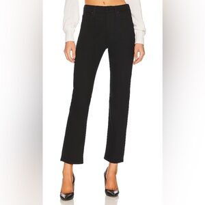 MOTHER Classic Black Straight Leg Jeans